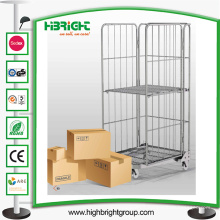 Chariot pliable de conteneur de petit pain de sécurité de stockage de blanchisserie de Logisitc